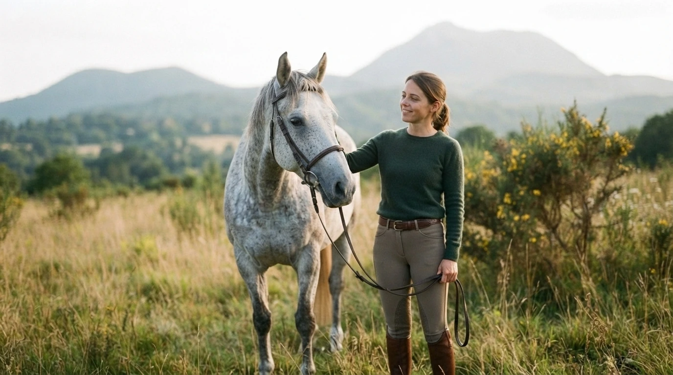 Cours d'équitation à Laqueuille, Puy-de-Dôme
